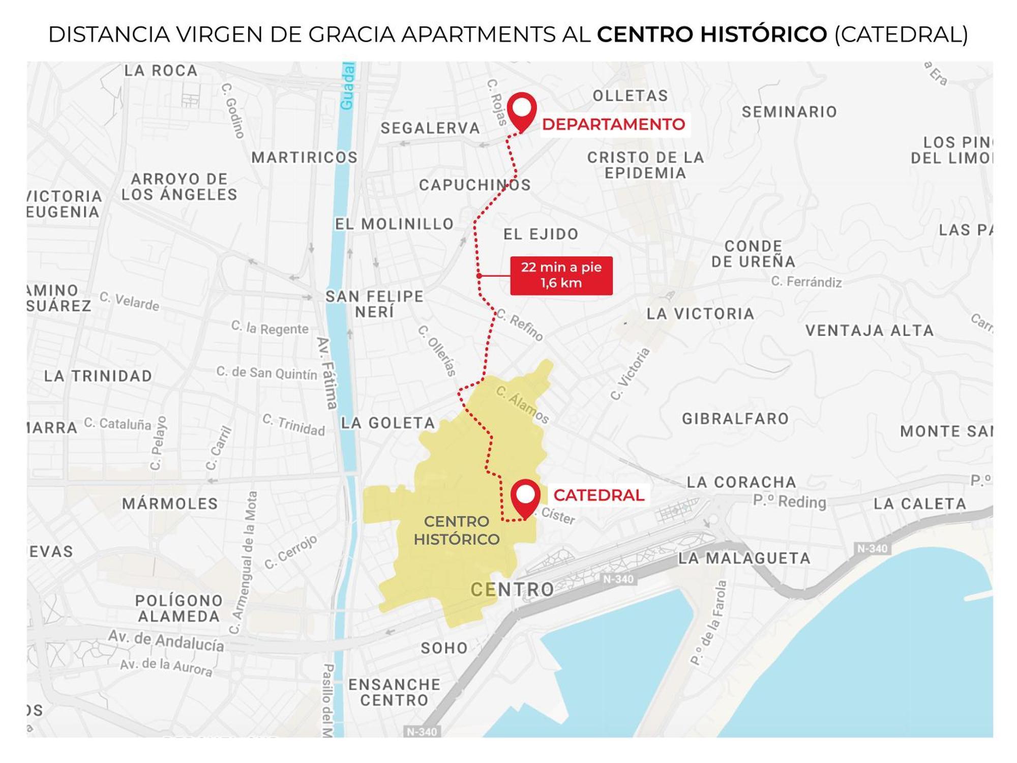 Virgen De Gracia Apartments Malaga Ngoại thất bức ảnh